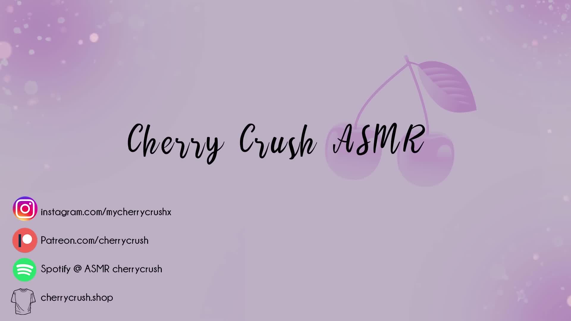 Asmr  Cherry Crush ASMR福利 第1张